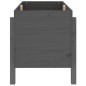 vidaXL Hochbeet Grau 101x50x57 cm Massivholz Kiefer vidaXL Hochbeet Grau 101x50x57 cm Massivholz Kiefer