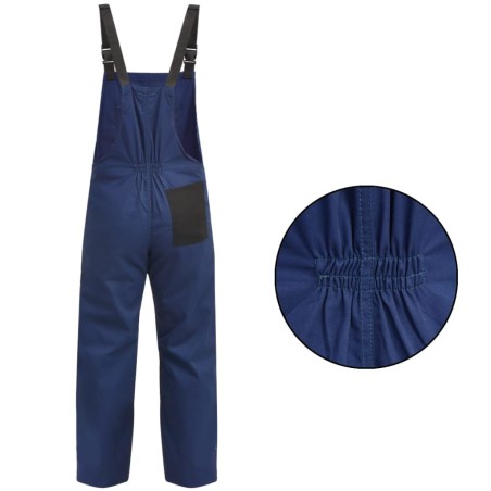vidaXL Herren Latzhose Arbeitshose Größe XXL Blau
