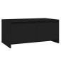 vidaXL Couchtisch Schwarz 90x50x41,5 cm Holzwerkstoff vidaXL Couchtisch Schwarz 90x50x41,5 cm Holzwerkstoff