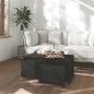 vidaXL Couchtisch Schwarz 90x50x41,5 cm Holzwerkstoff vidaXL Couchtisch Schwarz 90x50x41,5 cm Holzwerkstoff