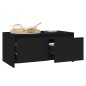 vidaXL Couchtisch Schwarz 90x50x41,5 cm Holzwerkstoff vidaXL Couchtisch Schwarz 90x50x41,5 cm Holzwerkstoff