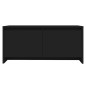 vidaXL Couchtisch Schwarz 90x50x41,5 cm Holzwerkstoff vidaXL Couchtisch Schwarz 90x50x41,5 cm Holzwerkstoff