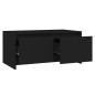 vidaXL Couchtisch Schwarz 90x50x41,5 cm Holzwerkstoff vidaXL Couchtisch Schwarz 90x50x41,5 cm Holzwerkstoff
