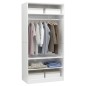vidaXL Kleiderschrank Hochglanz-Weiß 100x50x200 cm Holzwerkstoff vidaXL Kleiderschrank Hochglanz-Weiß 100x50x200 cm Holzwerkstoff