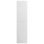 vidaXL Kleiderschrank Hochglanz-Weiß 100x50x200 cm Holzwerkstoff vidaXL Kleiderschrank Hochglanz-Weiß 100x50x200 cm Holzwerkstoff