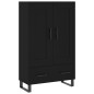 vidaXL Highboard Schwarz 69,5x31x115 cm Holzwerkstoff vidaXL Highboard Schwarz 69,5x31x115 cm Holzwerkstoff