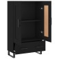 vidaXL Highboard Schwarz 69,5x31x115 cm Holzwerkstoff vidaXL Highboard Schwarz 69,5x31x115 cm Holzwerkstoff