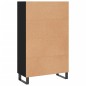 vidaXL Highboard Schwarz 69,5x31x115 cm Holzwerkstoff vidaXL Highboard Schwarz 69,5x31x115 cm Holzwerkstoff