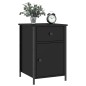 vidaXL Nachttische 2 Stk. Schwarz 40x42x60 cm Holzwerkstoff vidaXL Nachttische 2 Stk. Schwarz 40x42x60 cm Holzwerkstoff