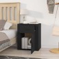 vidaXL Nachttisch Schwarz 50x36x60 cm Holzwerkstoff vidaXL Nachttisch Schwarz 50x36x60 cm Holzwerkstoff