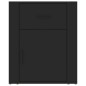 vidaXL Nachttisch Schwarz 50x36x60 cm Holzwerkstoff vidaXL Nachttisch Schwarz 50x36x60 cm Holzwerkstoff