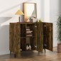 vidaXL Sideboard Räuchereiche 90x34x80 cm Holzwerkstoff vidaXL Sideboard Räuchereiche 90x34x80 cm Holzwerkstoff
