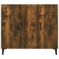 vidaXL Sideboard Räuchereiche 90x34x80 cm Holzwerkstoff vidaXL Sideboard Räuchereiche 90x34x80 cm Holzwerkstoff