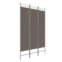  vidaXL 3-tlg. Paravent Anthrazit 120x220 cm Stoff