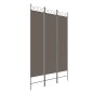 vidaXL 3-tlg. Paravent Anthrazit 120x220 cm Stoff vidaXL 3-tlg. Paravent Anthrazit 120x220 cm Stoff