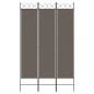 vidaXL 3-tlg. Paravent Anthrazit 120x220 cm Stoff vidaXL 3-tlg. Paravent Anthrazit 120x220 cm Stoff