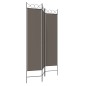 vidaXL 3-tlg. Paravent Anthrazit 120x220 cm Stoff vidaXL 3-tlg. Paravent Anthrazit 120x220 cm Stoff