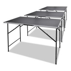 vidaXL Tapeziertische 3 Stk. Klappbar 