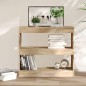 vidaXL Bücherregal/Raumteiler Sonoma-Eiche 80x30x72 cm vidaXL Bücherregal/Raumteiler Sonoma-Eiche 80x30x72 cm