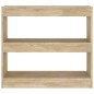vidaXL Bücherregal/Raumteiler Sonoma-Eiche 80x30x72 cm vidaXL Bücherregal/Raumteiler Sonoma-Eiche 80x30x72 cm