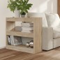vidaXL Bücherregal/Raumteiler Sonoma-Eiche 80x30x72 cm vidaXL Bücherregal/Raumteiler Sonoma-Eiche 80x30x72 cm