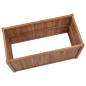 vidaXL Hochbeet 100x50x70 cm Massivholz Teak vidaXL Hochbeet 100x50x70 cm Massivholz Teak