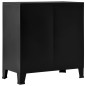 vidaXL Lagerschrank Industrial Schwarz 75x40x80 cm Stahl vidaXL Lagerschrank Industrial Schwarz 75x40x80 cm Stahl