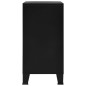vidaXL Lagerschrank Industrial Schwarz 75x40x80 cm Stahl vidaXL Lagerschrank Industrial Schwarz 75x40x80 cm Stahl