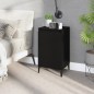 vidaXL Nachttisch Schwarz 40x35x70 cm Holzwerkstoff vidaXL Nachttisch Schwarz 40x35x70 cm Holzwerkstoff