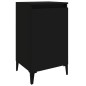 vidaXL Nachttisch Schwarz 40x35x70 cm Holzwerkstoff vidaXL Nachttisch Schwarz 40x35x70 cm Holzwerkstoff
