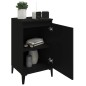 vidaXL Nachttisch Schwarz 40x35x70 cm Holzwerkstoff vidaXL Nachttisch Schwarz 40x35x70 cm Holzwerkstoff