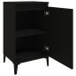 vidaXL Nachttisch Schwarz 40x35x70 cm Holzwerkstoff vidaXL Nachttisch Schwarz 40x35x70 cm Holzwerkstoff