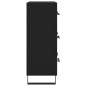 vidaXL Sideboard Schwarz 69,5x34x90 cm Holzwerkstoff vidaXL Sideboard Schwarz 69,5x34x90 cm Holzwerkstoff