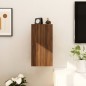 vidaXL TV-Wandschrank 2 Stk. Braun Eiche 30,5x30x30 cm vidaXL TV-Wandschrank 2 Stk. Braun Eiche 30,5x30x30 cm