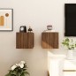 vidaXL TV-Wandschrank 2 Stk. Braun Eiche 30,5x30x30 cm vidaXL TV-Wandschrank 2 Stk. Braun Eiche 30,5x30x30 cm