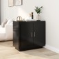 vidaXL Sideboard Schwarz 80x40x75 cm Holzwerkstoff vidaXL Sideboard Schwarz 80x40x75 cm Holzwerkstoff