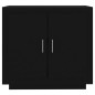 vidaXL Sideboard Schwarz 80x40x75 cm Holzwerkstoff vidaXL Sideboard Schwarz 80x40x75 cm Holzwerkstoff