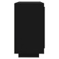 vidaXL Sideboard Schwarz 80x40x75 cm Holzwerkstoff vidaXL Sideboard Schwarz 80x40x75 cm Holzwerkstoff