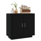 vidaXL Sideboard Schwarz 80x40x75 cm Holzwerkstoff vidaXL Sideboard Schwarz 80x40x75 cm Holzwerkstoff