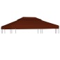 vidaXL Pavillon-Dachplane mit Kaminabzug 310 g/m² 4x3 m Terrakotta vidaXL Pavillon-Dachplane mit Kaminabzug 310 g/m² 4x3 m Terrakotta