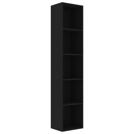 vidaXL Bücherregal Schwarz 40x30x189 cm Holzwerkstoff