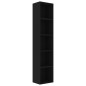 vidaXL Bücherregal Schwarz 40x30x189 cm Holzwerkstoff vidaXL Bücherregal Schwarz 40x30x189 cm Holzwerkstoff