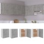 vidaXL Hängeschränke 2 Stk. Betongrau 50x31x60 cm Holzwerkstoff vidaXL Hängeschränke 2 Stk. Betongrau 50x31x60 cm Holzwerkstoff