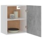 vidaXL Hängeschränke 2 Stk. Betongrau 50x31x60 cm Holzwerkstoff vidaXL Hängeschränke 2 Stk. Betongrau 50x31x60 cm Holzwerkstoff
