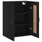 vidaXL Wandschrank Schwarz 69,5x34x90 cm Holzwerkstoff vidaXL Wandschrank Schwarz 69,5x34x90 cm Holzwerkstoff