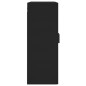 vidaXL Wandschrank Schwarz 69,5x34x90 cm Holzwerkstoff vidaXL Wandschrank Schwarz 69,5x34x90 cm Holzwerkstoff