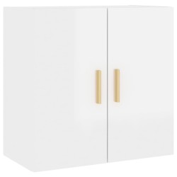 vidaXL Wandschrank Hochglanz-Weiß 60x30x60 cm Holzwerkstoff