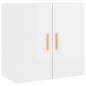 vidaXL Wandschrank Hochglanz-Weiß 60x30x60 cm Holzwerkstoff vidaXL Wandschrank Hochglanz-Weiß 60x30x60 cm Holzwerkstoff