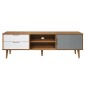 vidaXL TV-Schrank MOLDE Braun 158x40x49 cm Massivholz Kiefer vidaXL TV-Schrank MOLDE Braun 158x40x49 cm Massivholz Kiefer
