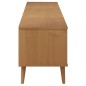 vidaXL TV-Schrank MOLDE Braun 158x40x49 cm Massivholz Kiefer vidaXL TV-Schrank MOLDE Braun 158x40x49 cm Massivholz Kiefer